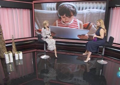 Entrevista en televisión